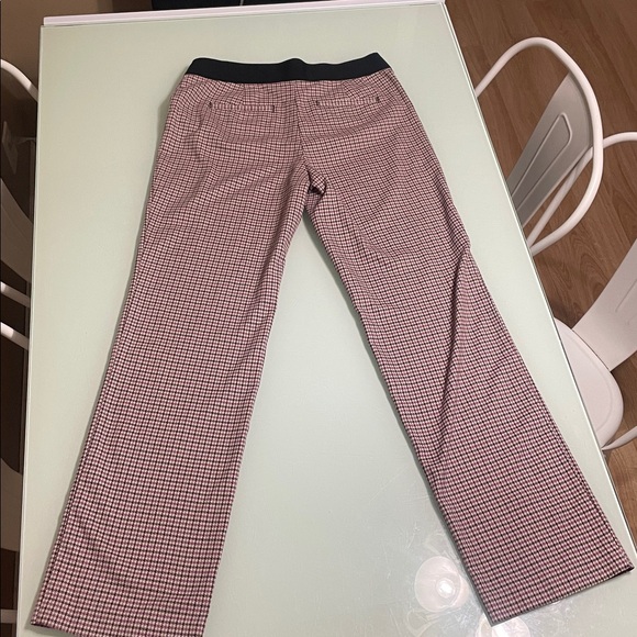 Liz Claiborne Purple and Black Checkered Pants - Picture 2 of 8